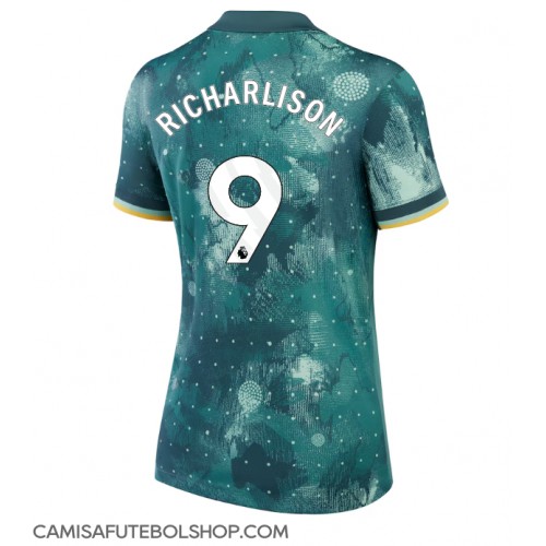 Camisa de time de futebol Tottenham Hotspur Richarlison #9 Replicas 3º Equipamento Feminina 2024-25 Manga Curta